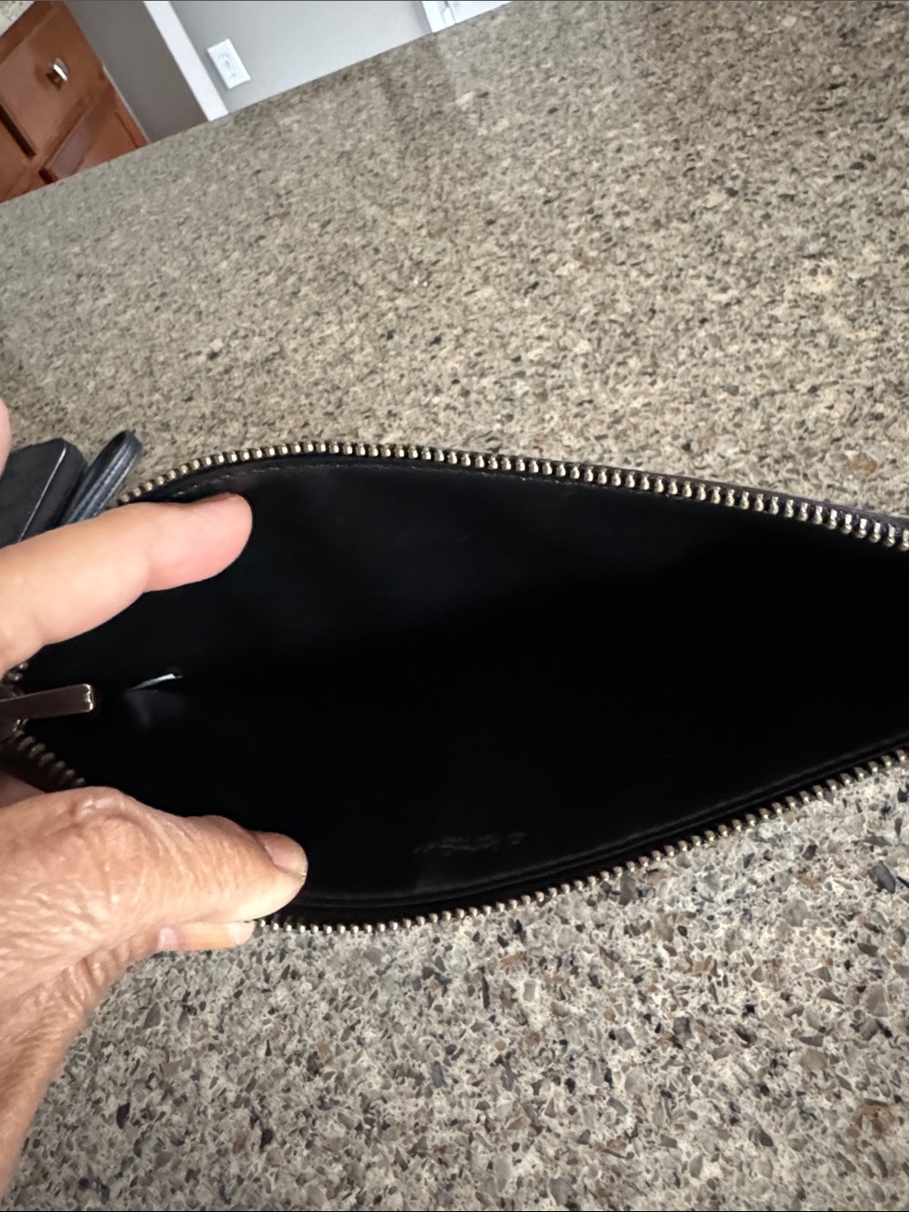 🖤Coach Black Signature Slim Zip Card Wallet 💳 - Picture 11 of 12